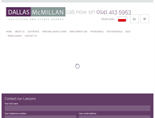 Tablet Screenshot of dallasmcmillan.co.uk